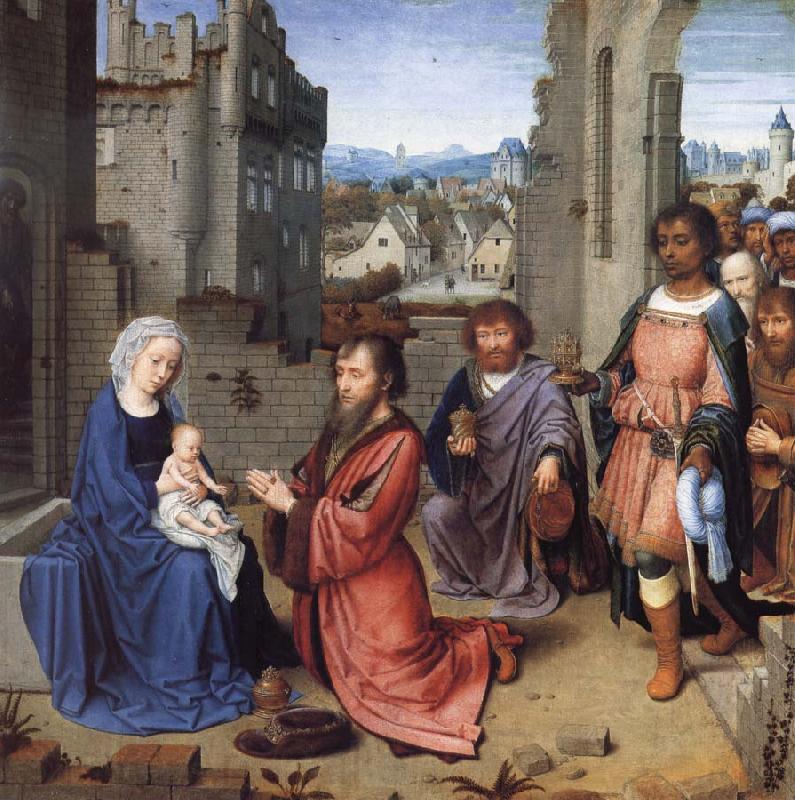 Gerard David The Adoration ofthe Kings Norge oil painting art
